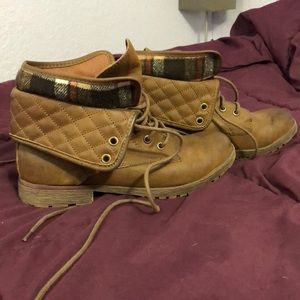 Rock & Candy brown fold down boots 8